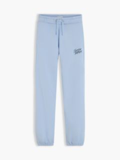 Logo Terry Relaxed Cuffed Joggers — Blue 5
