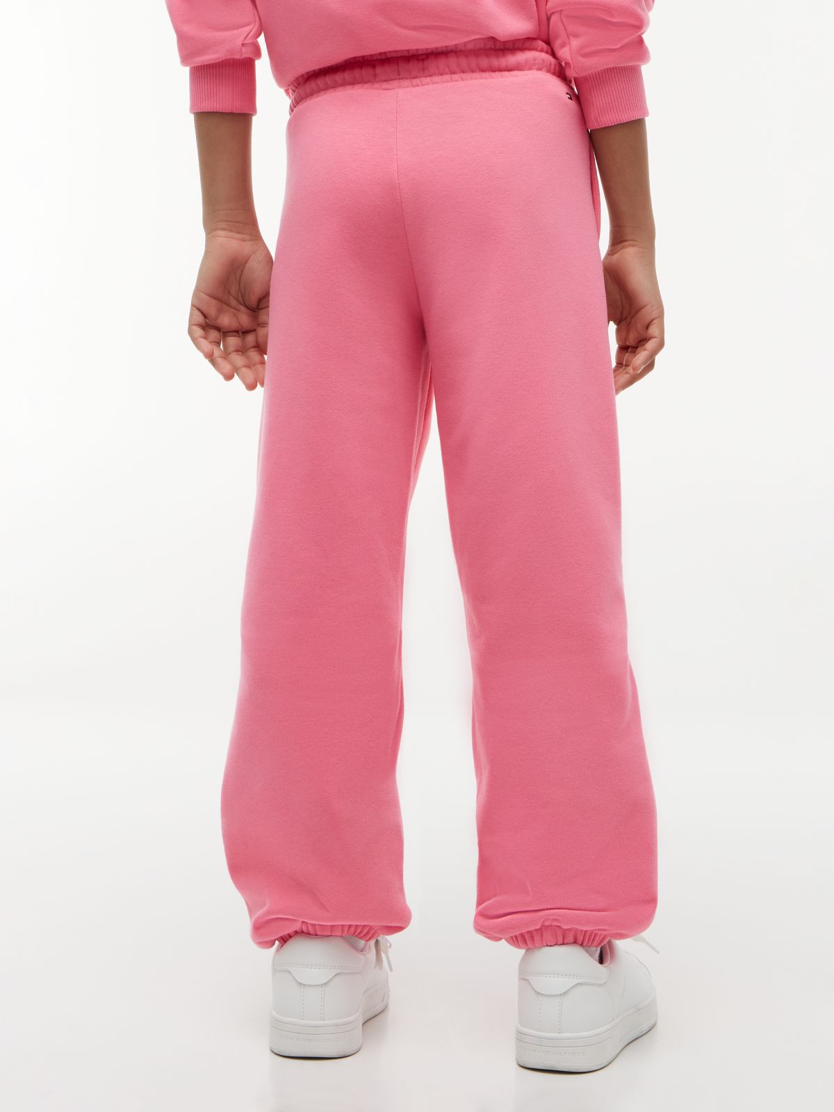 Logo Terry Relaxed Cuffed Joggers — Pink