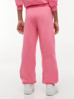 Logo Terry Relaxed Cuffed Joggers — Pink 4