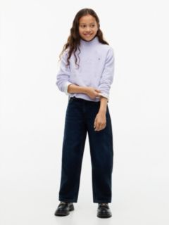 Pointelle Star Relaxed Chenille Jumper — Purple 2
