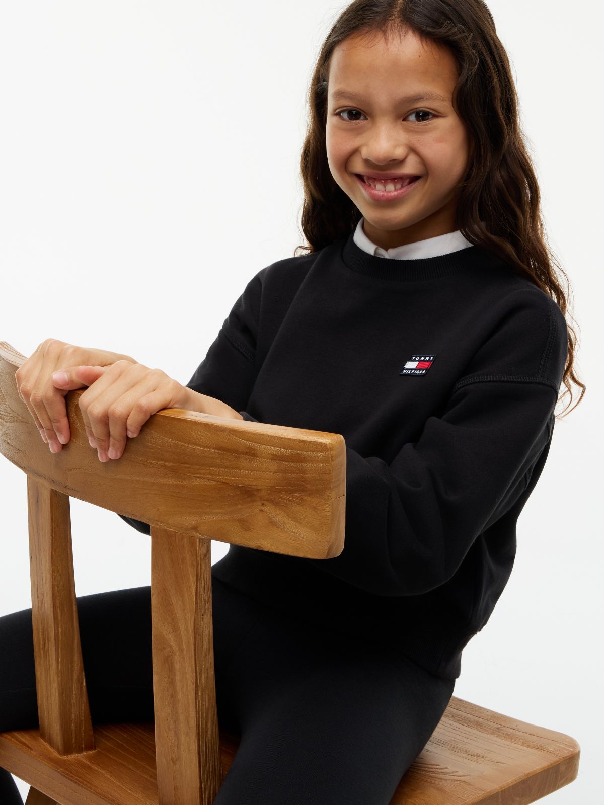 Heritage Logo Sweatshirt And Leggings Set — Black
