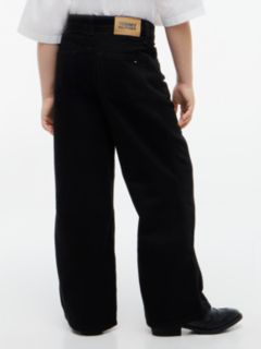 Mabel High Rise Wide Leg Black Jeans — Denim 4