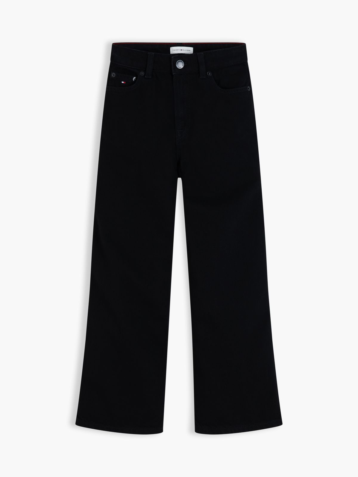 Mabel High Rise Wide Leg Black Jeans — Denim