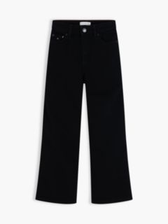 Mabel High Rise Wide Leg Black Jeans — Denim 5