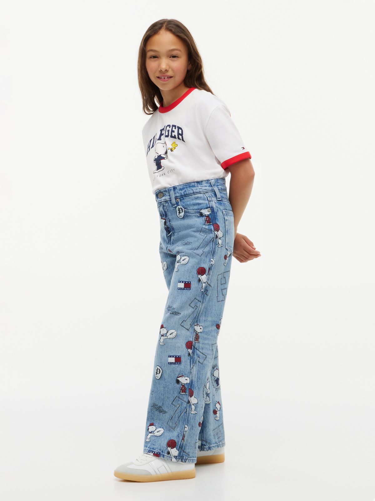 Mabel High Rise Wide Leg Peanuts® Jeans — Denim
