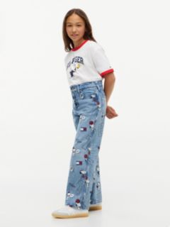 Mabel High Rise Wide Leg Peanuts® Jeans — Denim 3