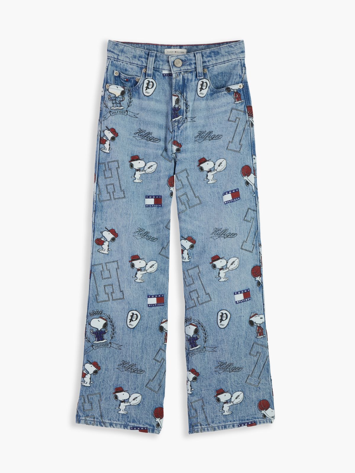 Mabel High Rise Wide Leg Peanuts® Jeans — Denim
