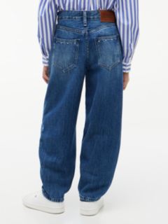 Stud Barrel Leg Jeans — Denim 4