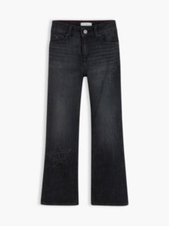 Stud Flag Logo Flared Jeans — Denim 6