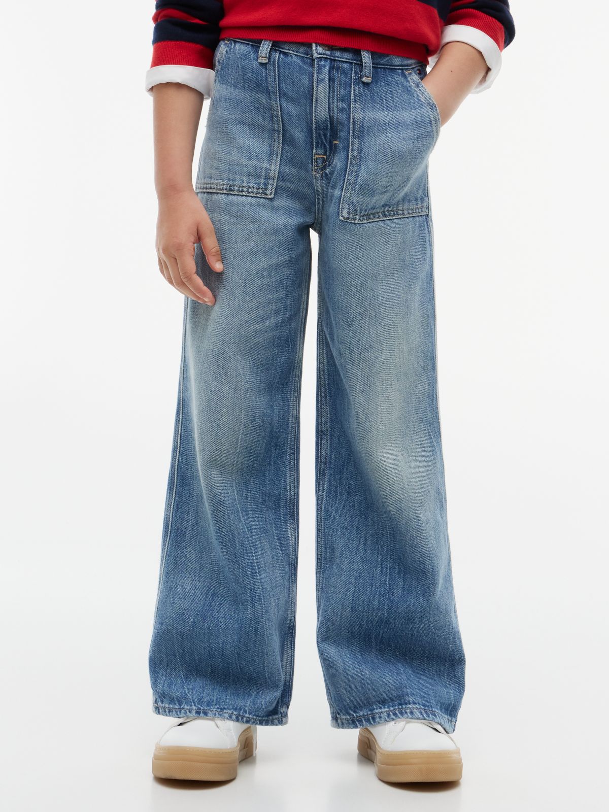 Mabel High Rise Wide Leg Jeans — Denim
