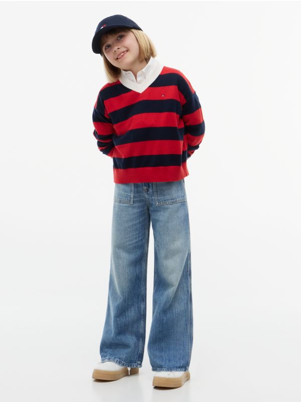Mabel High Rise Wide Leg Jeans — Denim