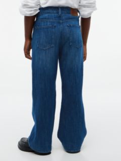 Mabel High Rise Wide Leg Faded Jeans — Denim 4