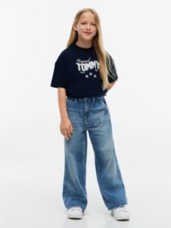 Star Logo Relaxed Peached T-Shirt — Blue 2