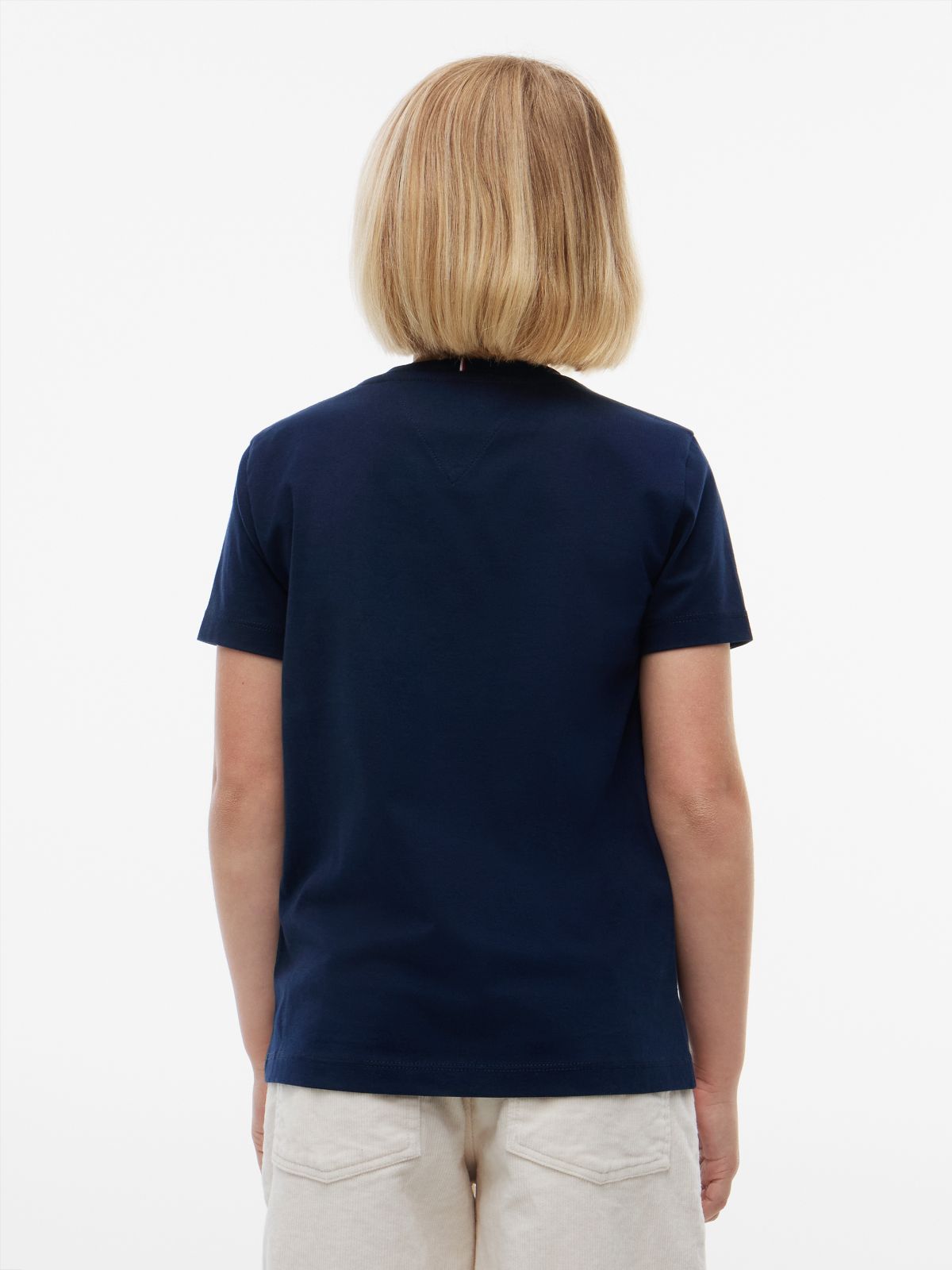 Logo Crew Neck T-Shirt — Blue