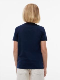 Logo Crew Neck T-Shirt — Blue 4