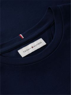 Logo Crew Neck T-Shirt — Blue 6