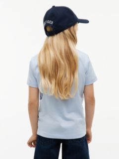 Logo Crew Neck T-Shirt — Blue 4