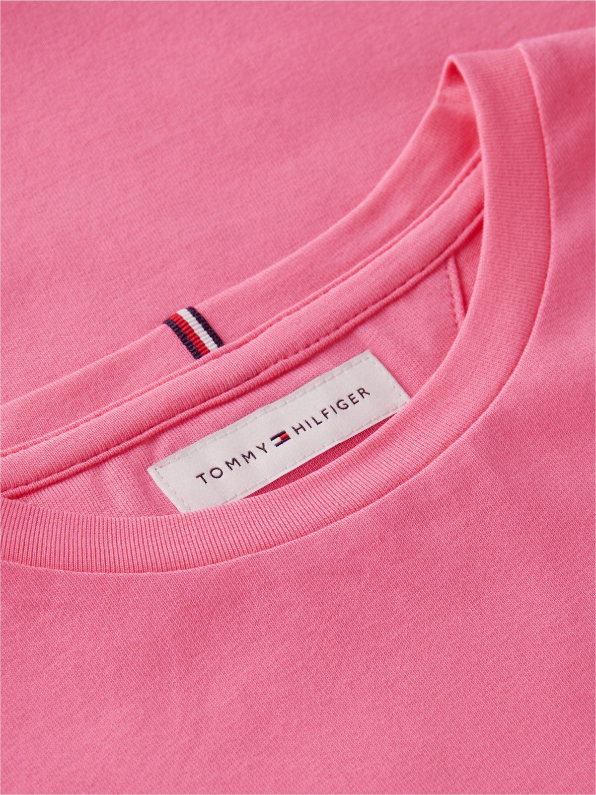 Logo Crew Neck T-Shirt — Pink