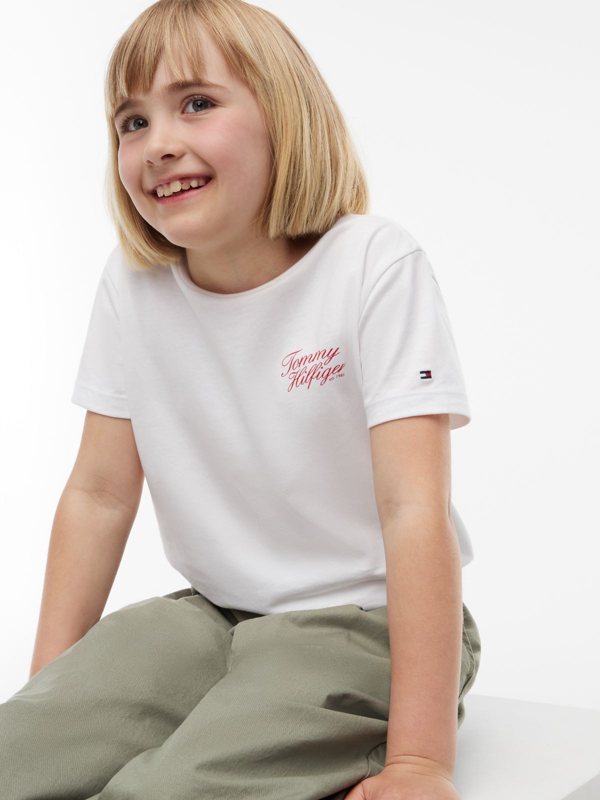 Logo Crew Neck T-Shirt — White