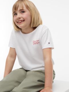 Logo Crew Neck T-Shirt — White 3