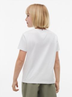 Logo Crew Neck T-Shirt — White 4
