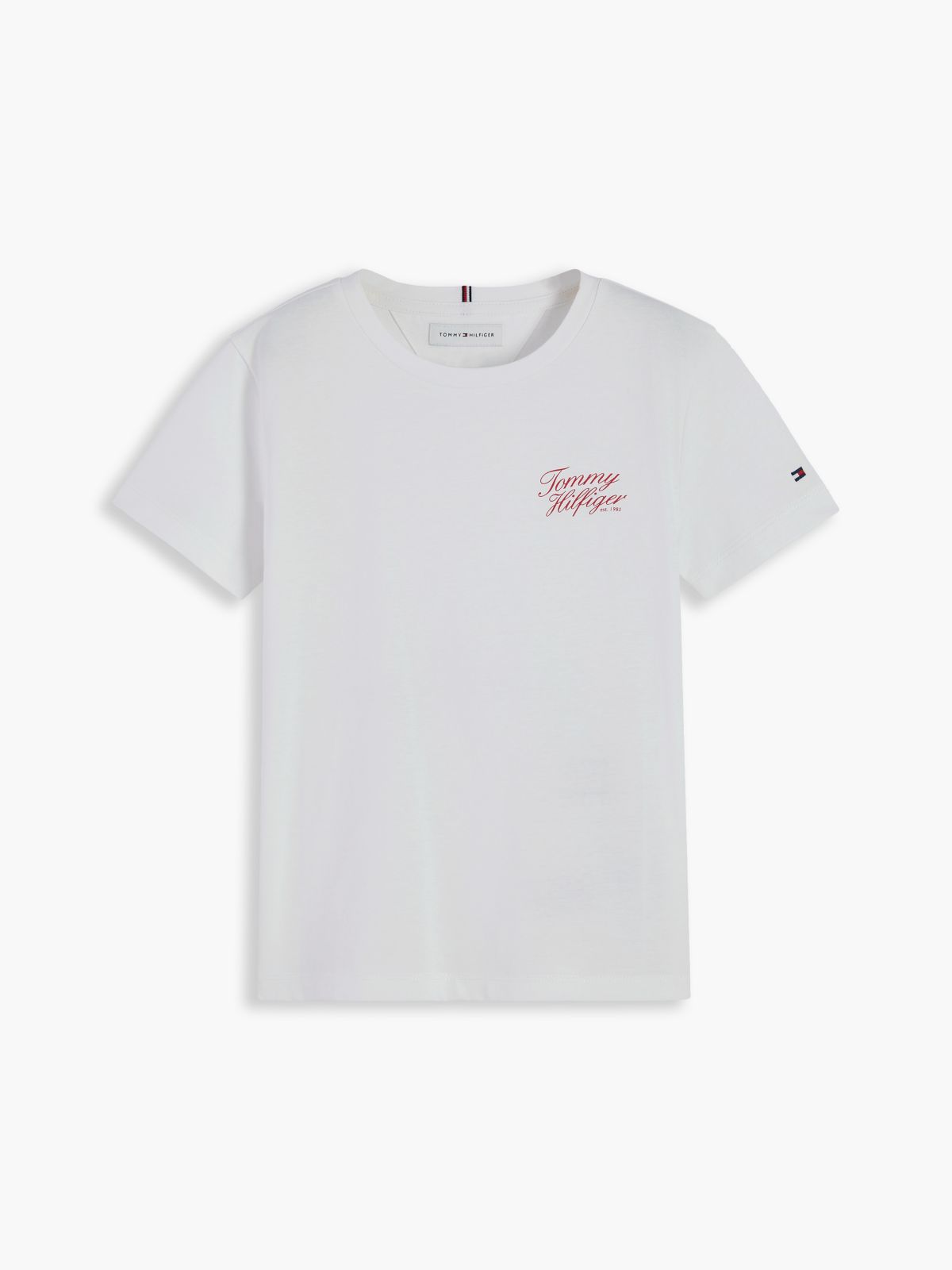 Logo Crew Neck T-Shirt — White