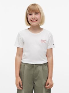 Logo Crew Neck T-Shirt — White 1