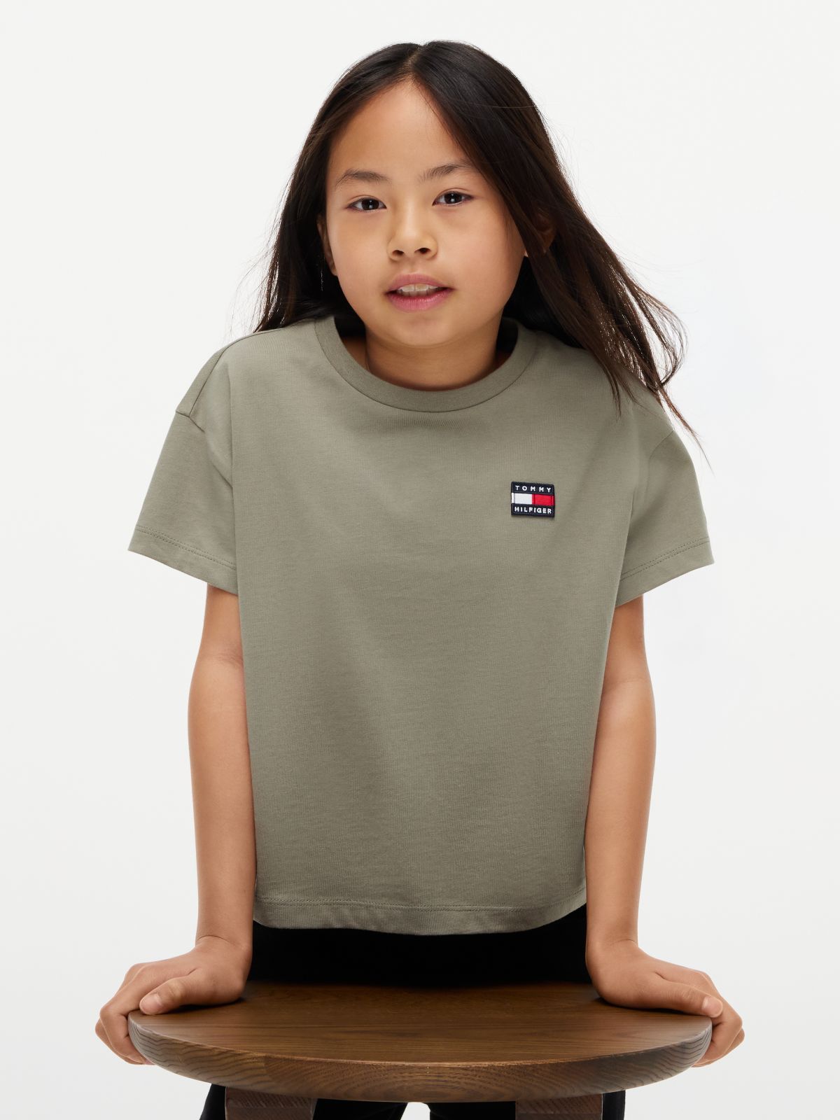 Heritage Logo Relaxed Jersey T-Shirt — Green