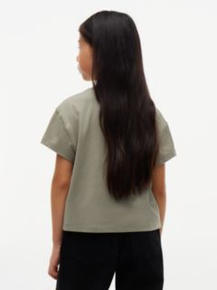 Heritage Logo Relaxed Jersey T-Shirt — Green 4