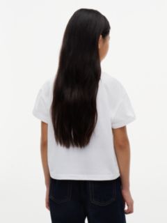 Heritage Logo Relaxed Jersey T-Shirt — White 4