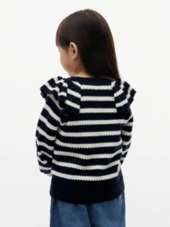 Ruffle Relaxed Jumper — Blue 4