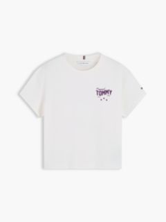 Back Skyline Photo Print Relaxed T-Shirt — White 5