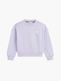 Star Back Graphic Relaxed Sweatshirt — Purple 6