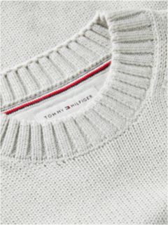 Star Embroidery Relaxed Balloon Sleeve Jumper — Grey 6