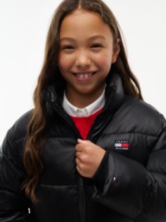 Heritage Logo Ripstop Puffer Jacket — Black 3