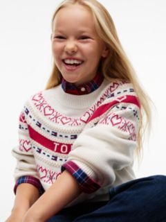 Intarsia Fair Isle Relaxed Jumper — Yellow 3