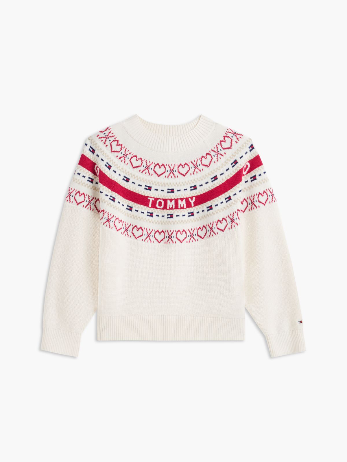 Intarsia Fair Isle Relaxed Jumper — Yellow