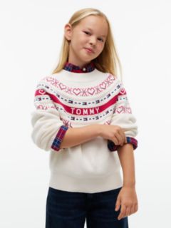 Intarsia Fair Isle Relaxed Jumper — Yellow 1