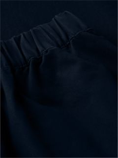 Essential Wide Leg Twill Trousers — Blue 6