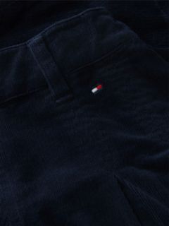 Corduroy Pleated Skirt — Blue 6