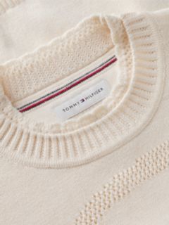 Textured Back Logo Relaxed Jumper — Yellow 6