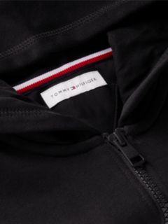 Heritage Flag Logo Relaxed Zip-Thru Hoody — Black 6
