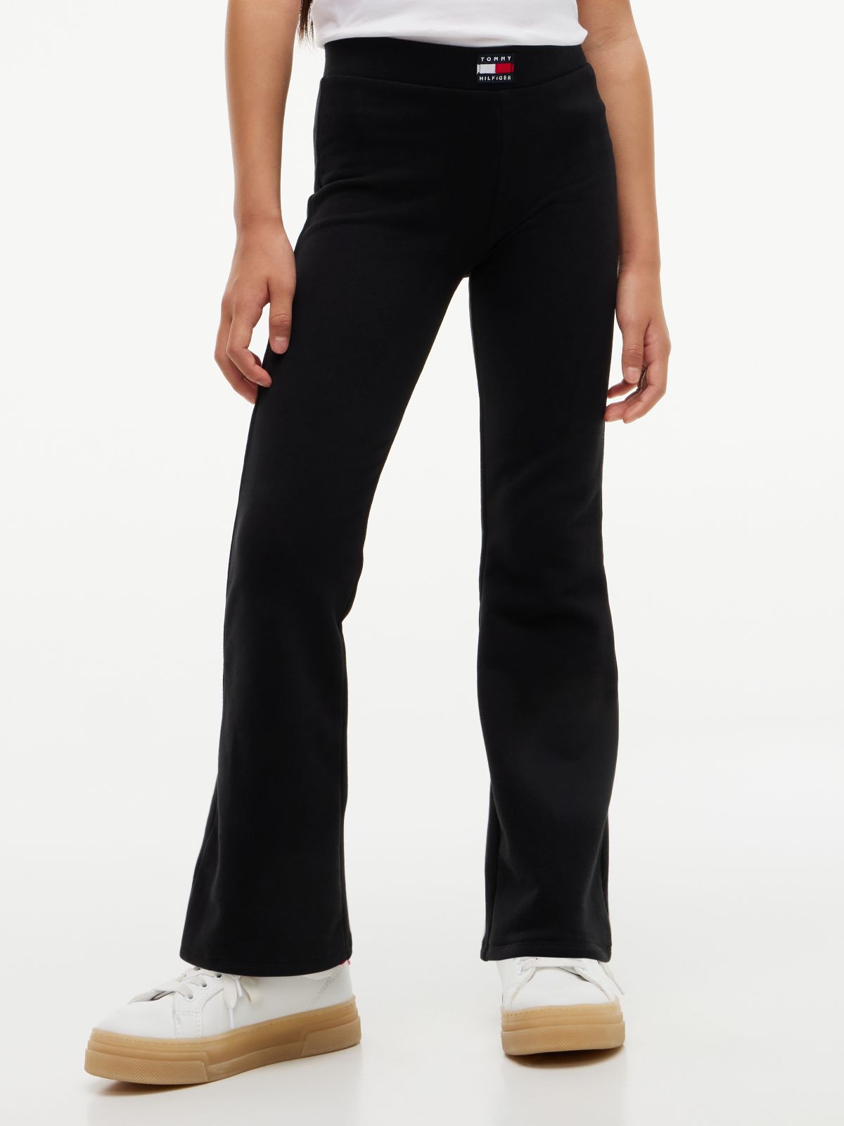Extra Slim Flared Leggings — Black