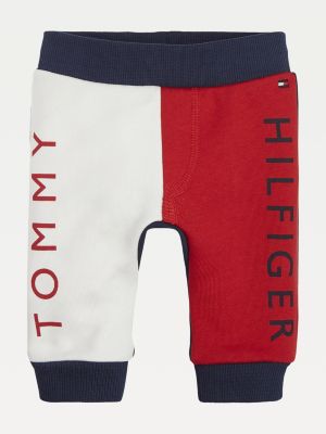 tommy hilfiger red joggers