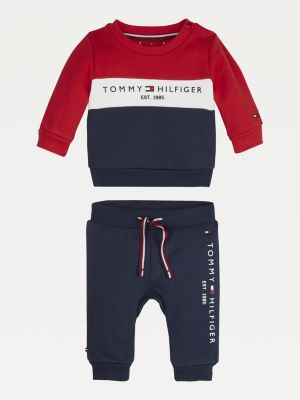 Baby Colour-Blocked Tracksuit | BLUE 