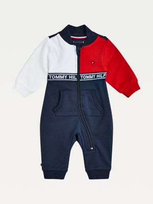 Coffret Cadeau Body Colour Block Pour Bebe Bleu Tommy Hilfiger