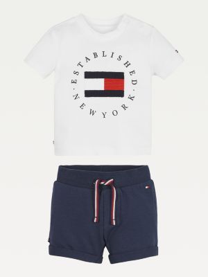 tommy hilfiger two piece short set