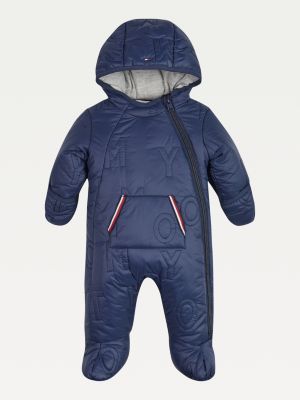 Combinaison De Ski Tout En Un Pour Bebe Bleu Tommy Hilfiger
