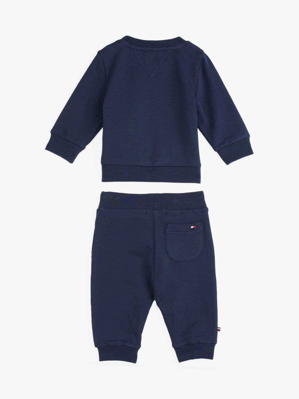 Essential Logo Sweatshirt And Joggers Set — Blue