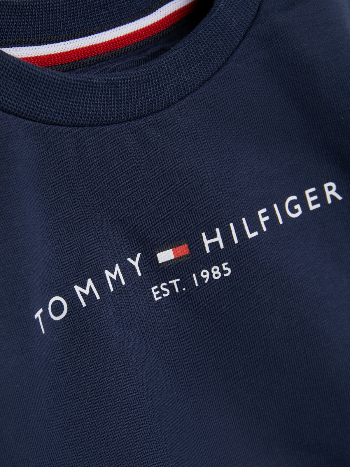 Essential Logo Sweatshirt And Joggers Set — Blue